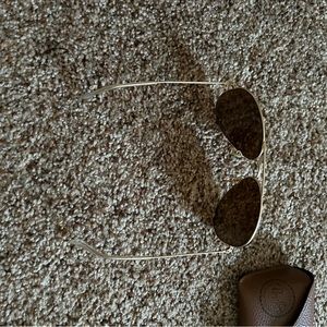 AVIATOR CLASSIC in Lenses:  Brown Classic B-15  +  Frame:  Gold